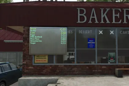 Efficient Digital Display — Smart Warehouse and Production Boards in Farming Simulator 25