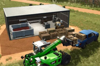 Small Coffee Factory for Farming Simulator 25 — 2