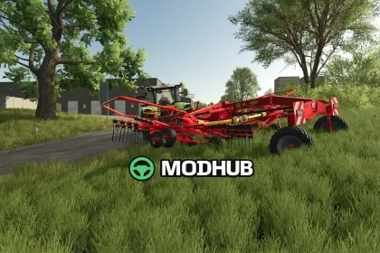 Мод на Ворушилки Vicon Andex 644 V1.0.0.0 для Фермер Симулятор 25