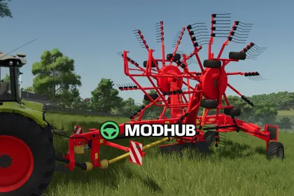 Мод на Ворушилки Vicon Andex 644 V1.0.0.0 для Фермер Симулятор 25