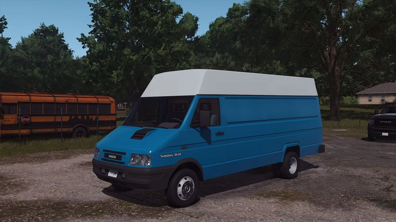 Legendarny Furgon 1989 Iveco Turbo Daily 35-10 — Zwinny Pomocnik dla Farmy w FS25