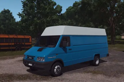 Legendarny Furgon 1989 Iveco Turbo Daily 35-10 — Zwinny Pomocnik dla Farmy w FS25 — 1