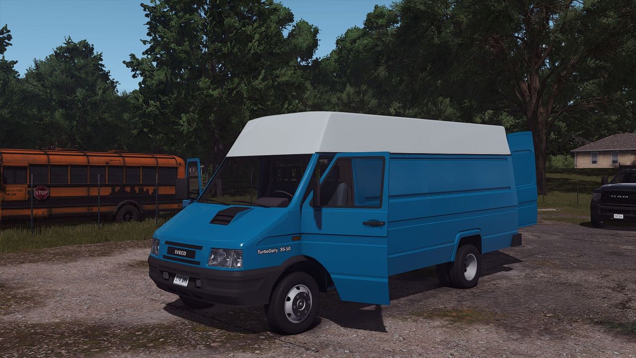 Legendarny Furgon 1989 Iveco Turbo Daily 35-10 — Zwinny Pomocnik dla Farmy w FS25