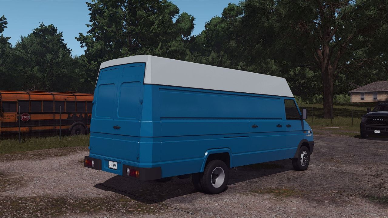 Legendarny Furgon 1989 Iveco Turbo Daily 35-10 — Zwinny Pomocnik dla Farmy w FS25