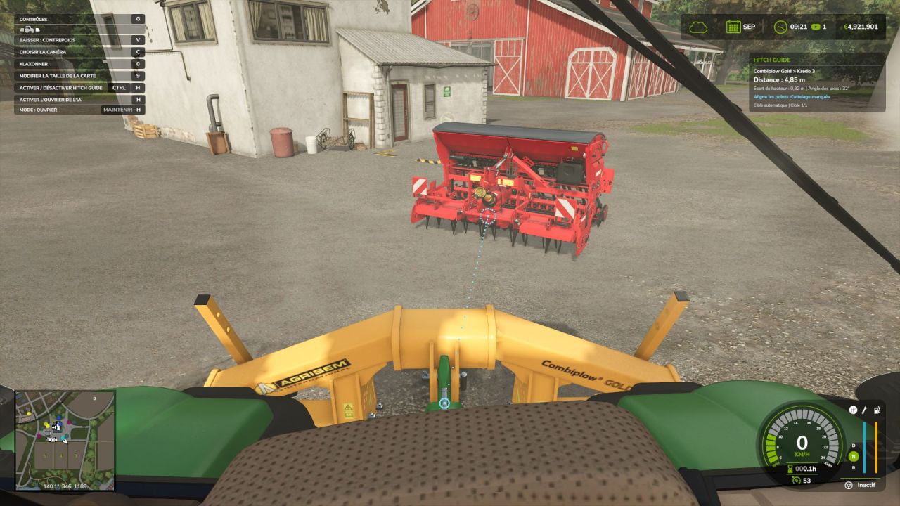 Guide d'attelage - Mod FS25