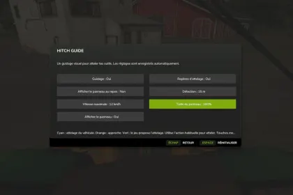 Guide d'attelage - Mod FS25 — 4