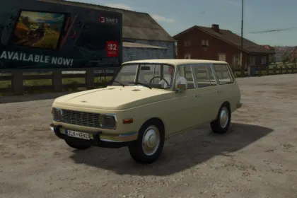 Легендарний Універсал Wartburg Tourist — Стильний Транспорт для Farming Simulator 25 — 1