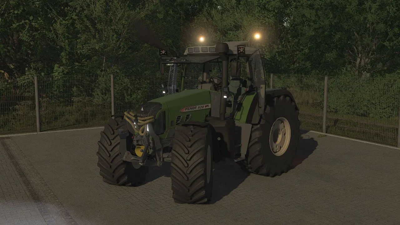 Потужний Трактор Fendt 700/800 TMS з LED/Галогеном та Новим Звуком для Farming Simulator 25