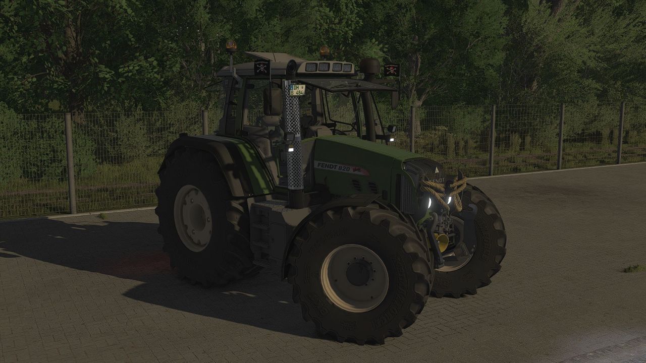 Потужний Трактор Fendt 700/800 TMS з LED/Галогеном та Новим Звуком для Farming Simulator 25