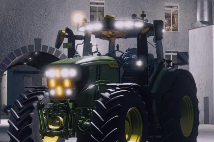 Потужний Трактор Fendt 700/800 TMS з LED/Галогеном та Новим Звуком для Farming Simulator 25 — 5