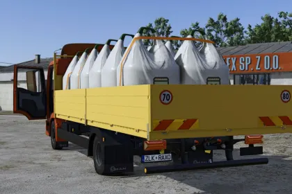 Потужна Вантажівка MAN TGL 12.220 для Farming Simulator 25 — Стиль, GPS та Кольорові Конфіги — 2