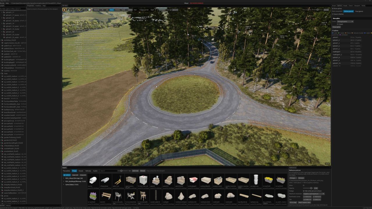 Редактор карт Lush Map Editor для Farming Simulator 25