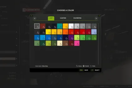 Leistungsstarker Lkw Kenworth C500 Manitex 4596 mit Kranarm für FS25 — 3