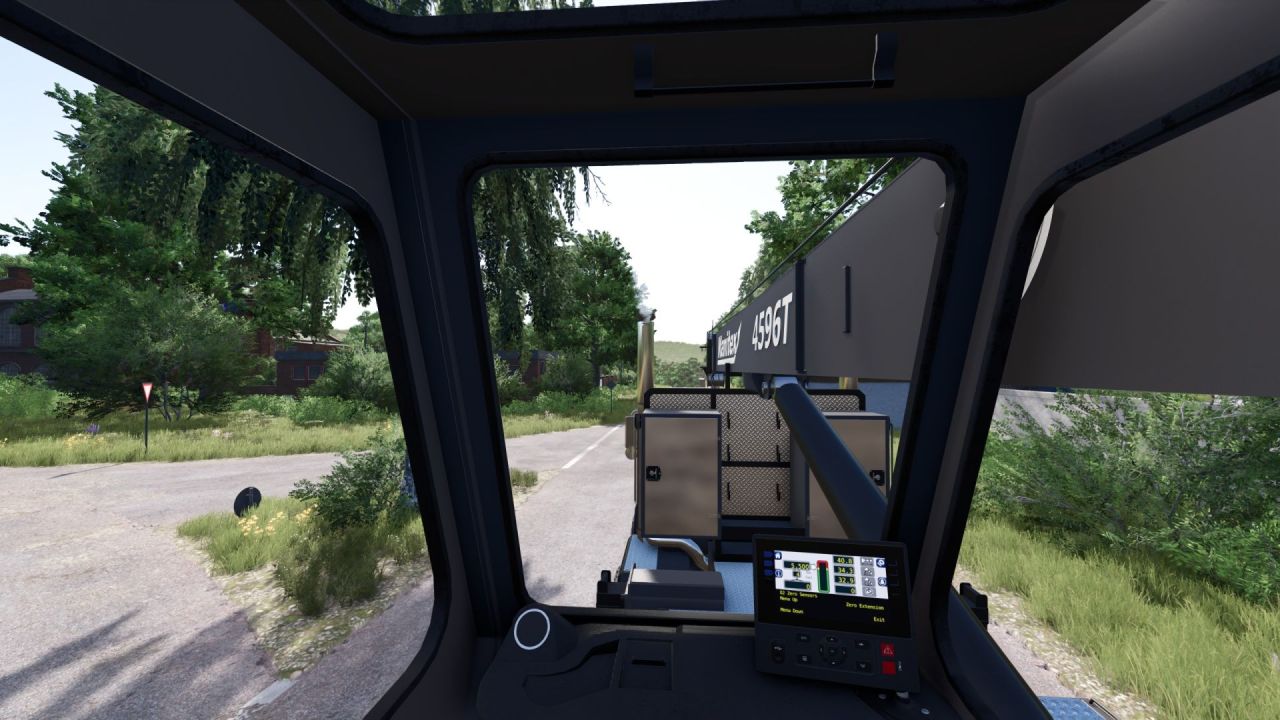 Leistungsstarker Lkw Kenworth C500 Manitex 4596 mit Kranarm für FS25