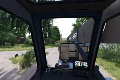 Leistungsstarker Lkw Kenworth C500 Manitex 4596 mit Kranarm für FS25 — 5