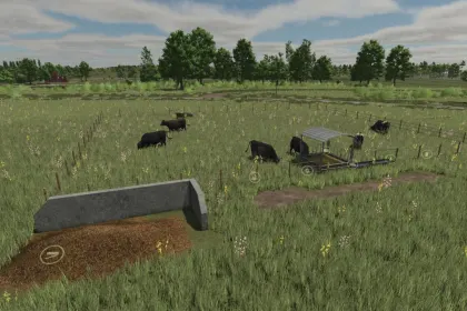 Paket kleiner Tierweiden für Farming Simulator 25 — 2
