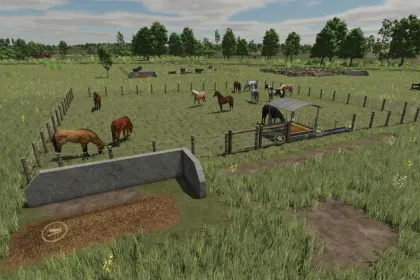 Paket kleiner Tierweiden für Farming Simulator 25 — 4