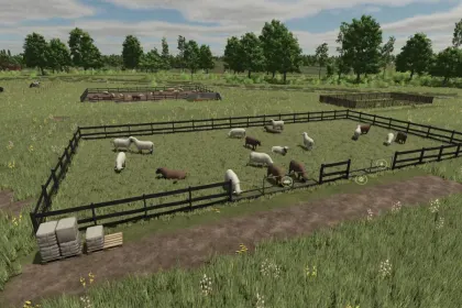 Paket kleiner Tierweiden für Farming Simulator 25 — 5