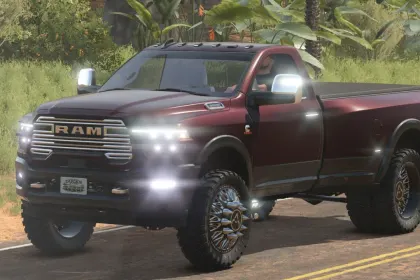 Pickup Dodge RAM 3500/4500 2019-2023 pour Farming Simulator 25 — 5