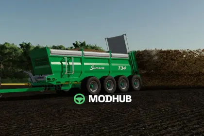 Épandeur à fumier SamsonAgro T34/T44 pour FS25 — 3