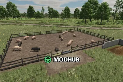 Petits pâturages pour animaux Pack V1.0 pour FS25 — 3