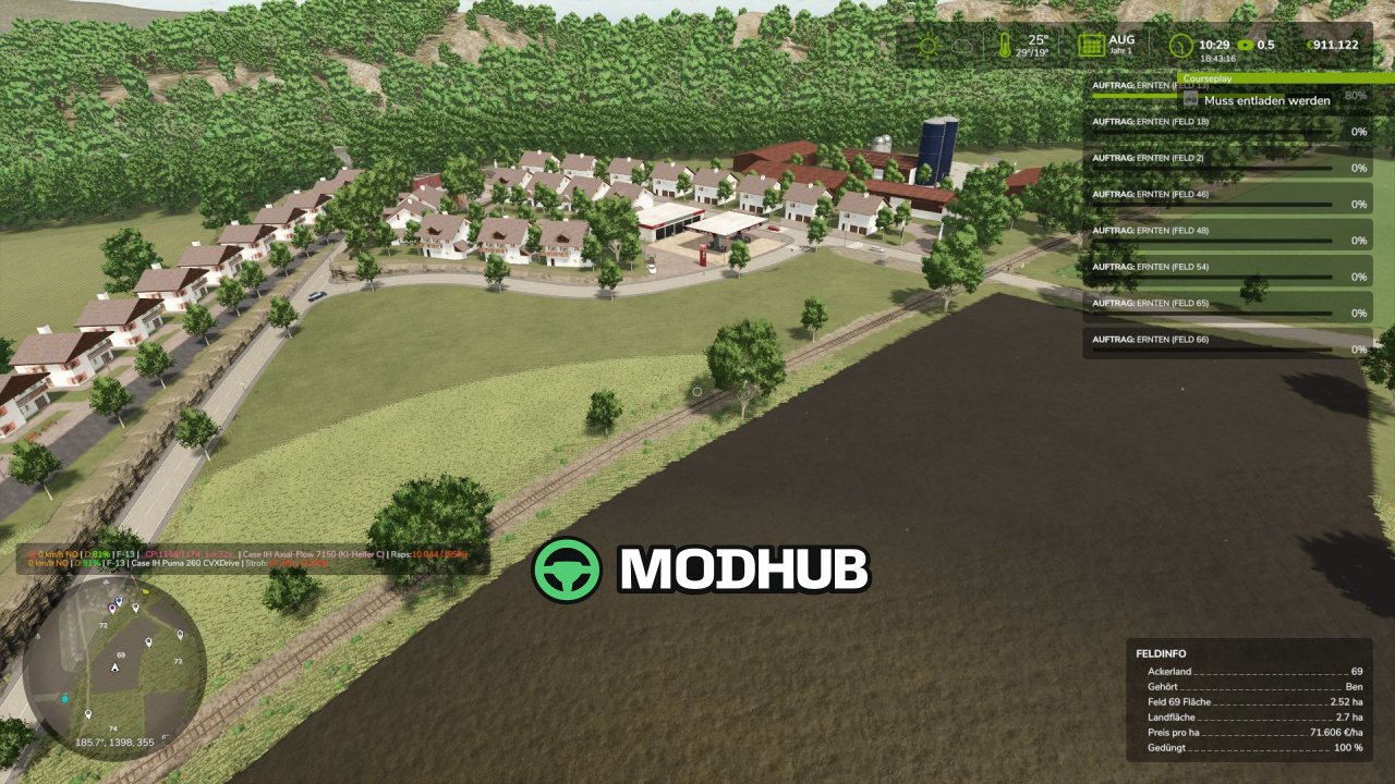 Karte Viervitz Reloaded Multifruit V1.0.0.5 für FS25