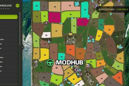 Karte Viervitz Reloaded Multifruit V1.0.0.5 für FS25 — 5