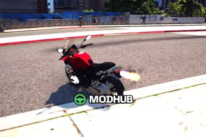 Motocykl BMW R1200GS 2015 do GTA 5 — 4