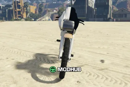 Motocykl Malaysia Rempit Madi RXZ Body On Bicycle do GTA 5 — 4
