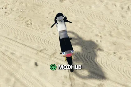 Motocykl Malaysia Rempit Madi RXZ Body On Bicycle do GTA 5 — 6