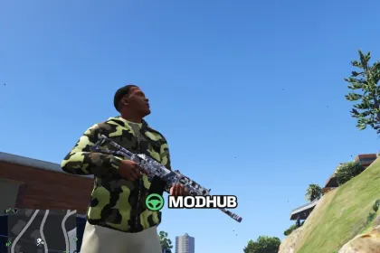 Texture militare per armi GTA 5 - Camouflage realistico — 3