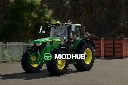 Мод на Трактори John Deere 6R Medium Frame Edit для Фермер Симулятор 25