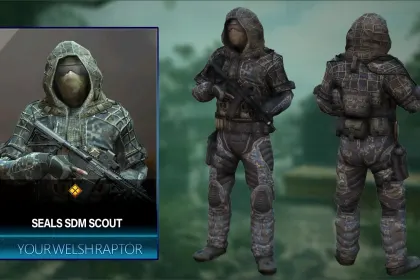 Чорний OPS 2 Військово-морські сили КОМПЛЕКТ Мега Пак для MP Чоловік BO2 GTA 5 Мод гравця — 4