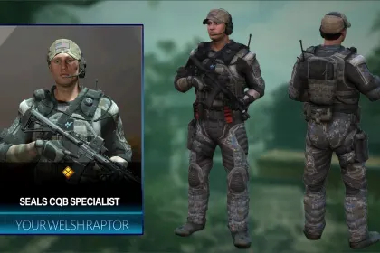 Чорний OPS 2 Військово-морські сили КОМПЛЕКТ Мега Пак для MP Чоловік BO2 GTA 5 Мод гравця — 3