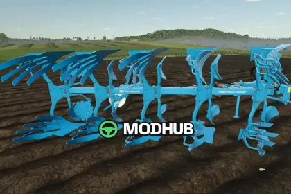 Мод на Плуги Overum XL Plow v1.0.0.0 для Фермер Симулятор 25 — 1