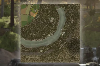 Epische Karte The Haut Doubs Forest — Bergwälder und Landwirtschaft in FS25 — 2