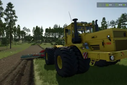 Легендарний Монстр Kirovets K-700A V12 Turbo — Потужний Трактор для Гігантських Полів у FS25 — 3