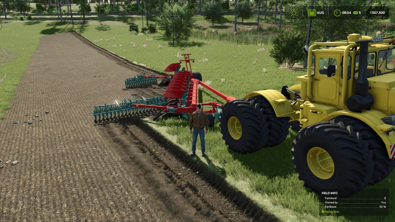 Легендарний Монстр Kirovets K-700A V12 Turbo — Потужний Трактор для Гігантських Полів у FS25