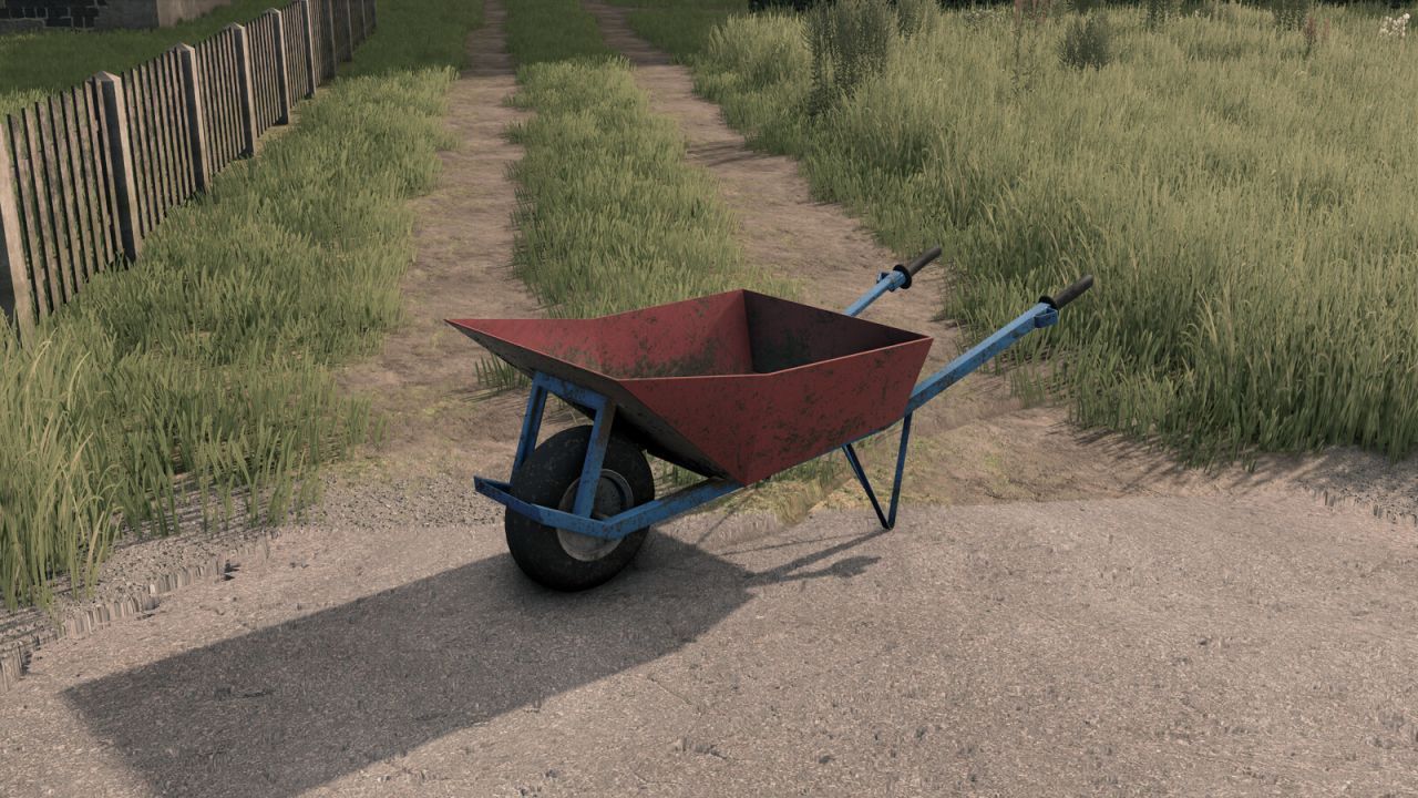 Legendarny Wózek GDR Wheel Barrow do Farming Simulator 25 — Wygodne Transportowanie Ładunków Sypkich