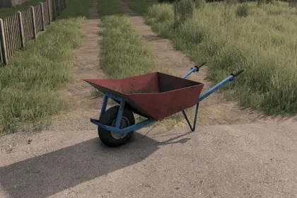 Легендарна Тачка GDR Wheel Barrow для Farming Simulator 25 — Зручне Перевезення Сипучих Вантажів