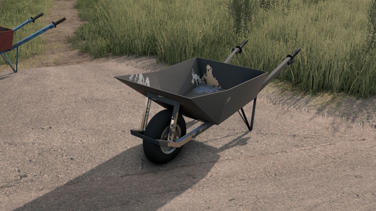 Legendarny Wózek GDR Wheel Barrow do Farming Simulator 25 — Wygodne Transportowanie Ładunków Sypkich