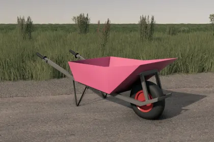 Легендарна Тачка GDR Wheel Barrow для Farming Simulator 25 — Зручне Перевезення Сипучих Вантажів