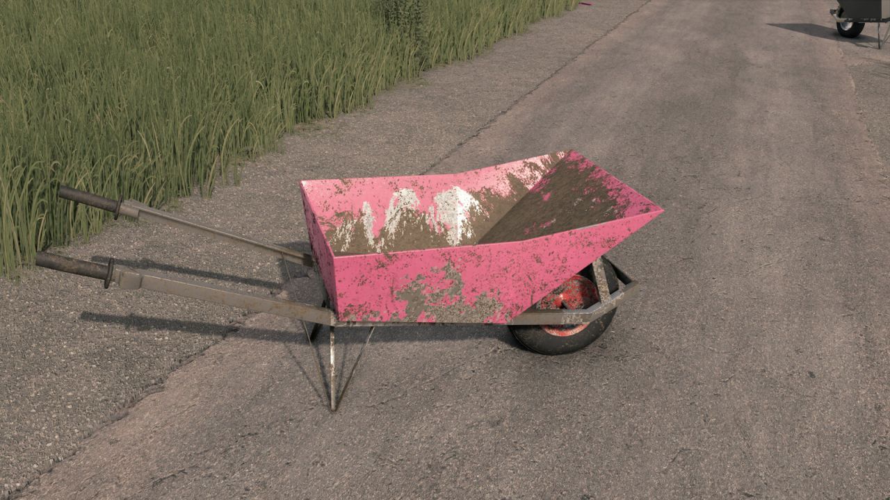 Legendarny Wózek GDR Wheel Barrow do Farming Simulator 25 — Wygodne Transportowanie Ładunków Sypkich