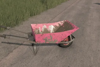 Легендарна Тачка GDR Wheel Barrow для Farming Simulator 25 — Зручне Перевезення Сипучих Вантажів