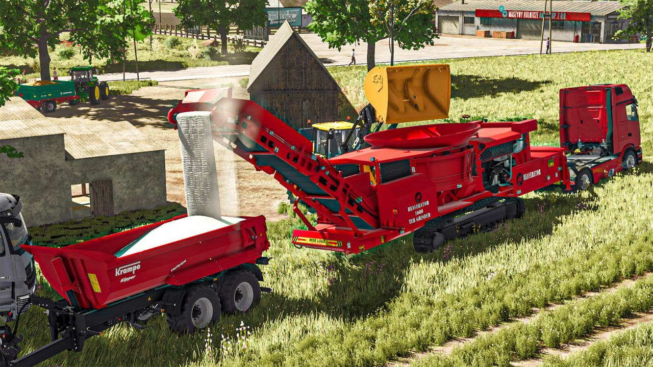 Потужний Подрібнювач Beaverator 1600 Tub Grinder — Мультифункціональна Переробка Матеріалів у FS25