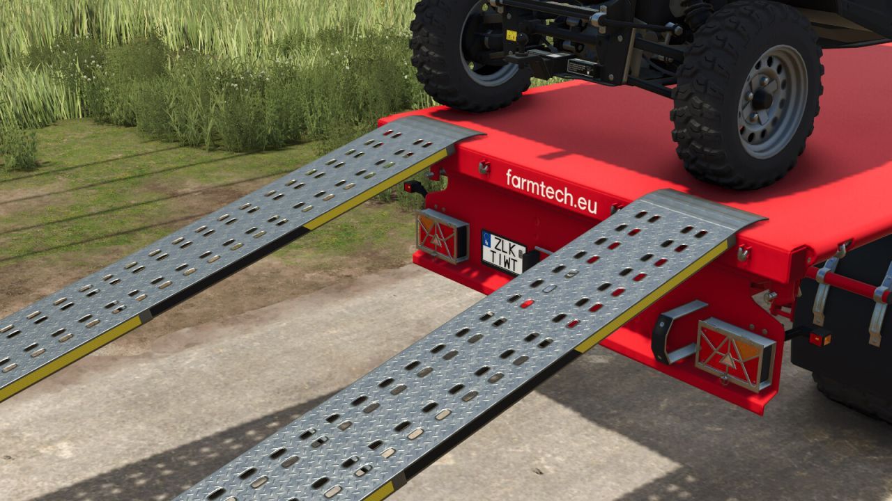 Efficient Aluminum Cargo Ramps for FS25 — Quick Loading of Equipment onto Trailers