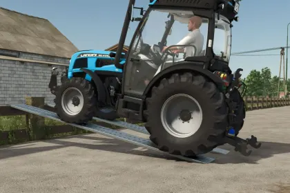 Efficient Aluminum Cargo Ramps for FS25 — Quick Loading of Equipment onto Trailers — 6
