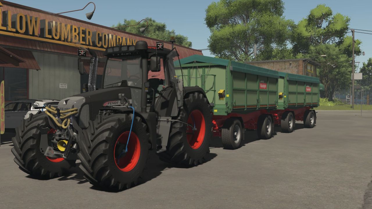 Потужний Трактор Fendt 700/800 TMS з LED та Новим Звуком для Farming Simulator 25