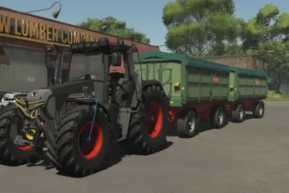 Потужний Трактор Fendt 700/800 TMS з LED та Новим Звуком для Farming Simulator 25 — 3