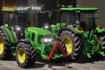 Легендарний Трактор John Deere 5R Series (IC) — Інтерактивне Керування та GPS для FS25 — 1